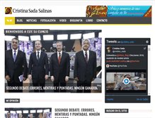 Tablet Screenshot of cristinasada.com